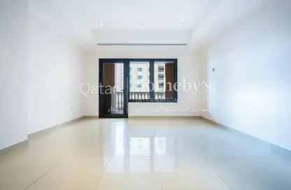 Empty Room image for: Apartment - 1 Bedroom - 2 Bathrooms for sale in Porto Arabia - The Pearl Island - Doha, Image 1