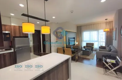Living / Dining Room image for: Apartment - 1 Bedroom - 1 Bathroom for rent in Al Sadd Road - Al Sadd - Doha, Image 1