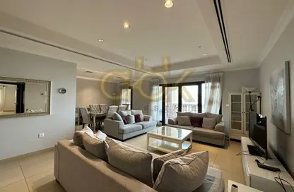 Apartment - 2 Bedrooms - 3 Bathrooms for sale in East Porto Drive - Porto Arabia - The Pearl Island - Doha