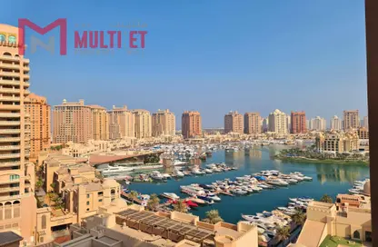 Apartment - 2 Bedrooms - 3 Bathrooms for rent in East Porto Drive - Porto Arabia - The Pearl Island - Doha