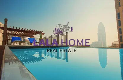 Apartment - 3 Bedrooms - 4 Bathrooms for rent in Abraj Bay - Abraj Quartiers - The Pearl Island - Doha