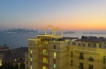 Apartment - Studio - 1 Bathroom for rent in Viva West - Viva Bahriyah - The Pearl Island - Doha