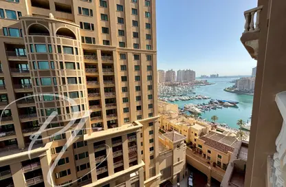 شقة - غرفة نوم - 2 حمامات للايجار في برج 18 - بورتو أرابيا - جزيرة اللؤلؤة - الدوحة