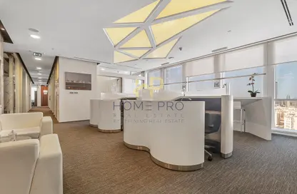 Office Space - Studio - 2 Bathrooms for rent in Shoumoukh Towers - Al Sadd - Doha