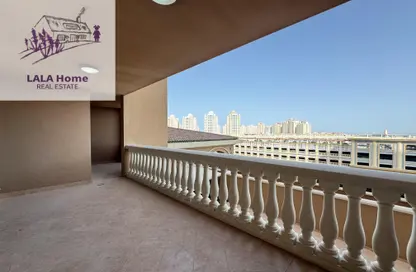 Apartment - 2 Bedrooms - 3 Bathrooms for rent in East Porto Drive - Porto Arabia - The Pearl Island - Doha