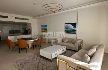 Living / Dining Room image for: Apartment - 1 Bedroom - 1 Bathroom for sale in Downtown - Qatar Entertainment City - Lusail, Image 1
