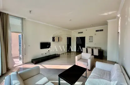 شقق فندقية - 2 غرف نوم - 2 حمامات للايجار في برج وست باي - الخليج الجنوبي - الخليج الغربي - الدوحة