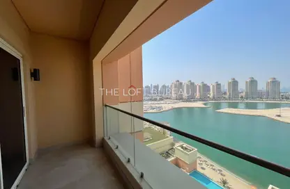 شقة - غرفة نوم - 2 حمامات للايجار في ابراج المتحدة - فيفا بحرية - جزيرة اللؤلؤة - الدوحة