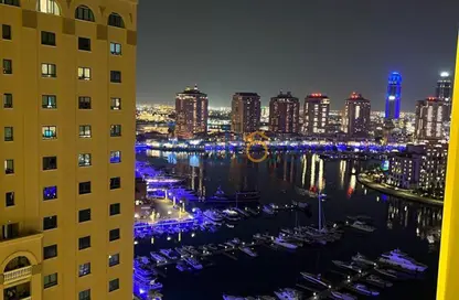 Apartment - 1 Bedroom - 2 Bathrooms for rent in West Porto Drive - Porto Arabia - The Pearl Island - Doha