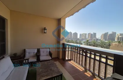 Apartment - 2 Bedrooms - 3 Bathrooms for rent in Porto Arabia Townhouses - Porto Arabia - The Pearl Island - Doha