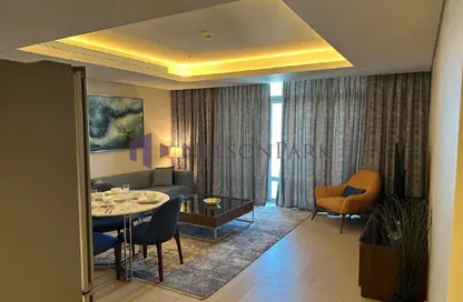 Apartment - 1 Bedroom - 1 Bathroom for rent in Abraj Bay - Abraj Quartiers - The Pearl Island - Doha