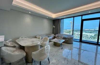 شقة - 2 غرف نوم - 3 حمامات للايجار في برج مارينا 23 - منطقة المارينا - الوسيل