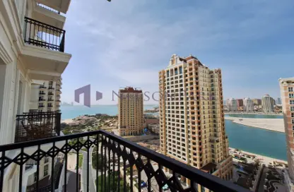 Balcony image for: Apartment - 2 Bedrooms - 2 Bathrooms for rent in Floresta Gardens - Floresta Gardens - The Pearl Island - Doha, Image 1