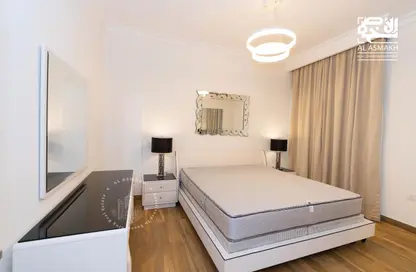 Room / Bedroom image for: Apartment - 3 Bedrooms - 2 Bathrooms for rent in Les Maisons Blanches - Lusail, Image 1