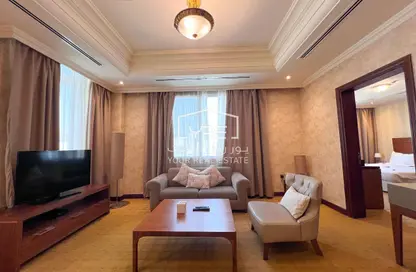 Hotel Apartments - 1 Bedroom - 2 Bathrooms for rent in Al Sadd Road - Al Sadd - Doha