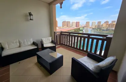 Apartment - 1 Bedroom - 2 Bathrooms for rent in Marina Gate - Porto Arabia - The Pearl Island - Doha