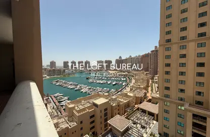 شقة - 2 غرف نوم - 3 حمامات للايجار في طريق بورتو الغربي - بورتو أرابيا - جزيرة اللؤلؤة - الدوحة