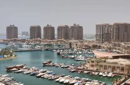شقة - غرفة نوم - 2 حمامات للايجار في برج 14 - بورتو أرابيا - جزيرة اللؤلؤة - الدوحة