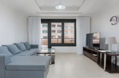 Apartment - 1 Bedroom - 2 Bathrooms for rent in East Porto Drive - Porto Arabia - The Pearl Island - Doha