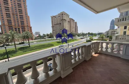Apartment - 1 Bedroom - 2 Bathrooms for rent in Mercato - Qanat Quartier - The Pearl Island - Doha