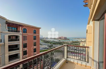 Balcony image for: Apartment - 2 Bedrooms - 3 Bathrooms for rent in Medina Centrale - Medina Centrale - The Pearl Island - Doha, Image 1
