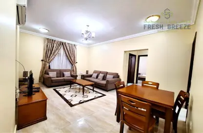 Living / Dining Room image for: Apartment - 2 Bedrooms - 1 Bathroom for rent in Al Mansoura - Doha, Image 1