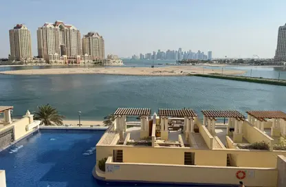 Apartment - 1 Bedroom - 1 Bathroom for rent in Viva West - Viva Bahriyah - The Pearl Island - Doha