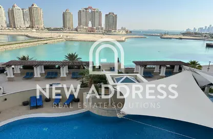 Apartment - 1 Bedroom - 1 Bathroom for rent in Viva West - Viva Bahriyah - The Pearl Island - Doha