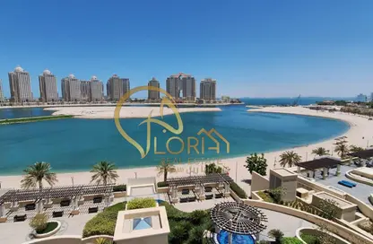 Apartment - 2 Bedrooms - 4 Bathrooms for rent in Viva West - Viva Bahriyah - The Pearl Island - Doha