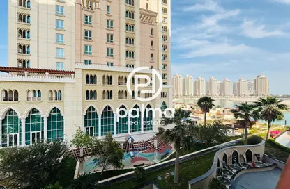 Apartment - 1 Bedroom - 1 Bathroom for rent in Viva West - Viva Bahriyah - The Pearl Island - Doha