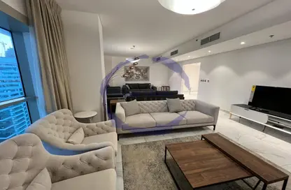 Living Room image for: Apartment - 4 Bedrooms - 5 Bathrooms for rent in Burj Doha - West Bay - West Bay - Doha, Image 1