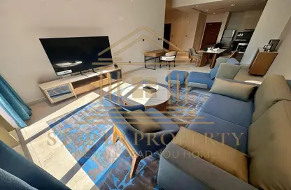 شقة - 1 حمام للايجار في البلاج الجنوبي - البلاج - جزيرة اللؤلؤة - الدوحة