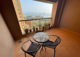 Apartment - 1 bedroom - 2 bathrooms for rent in East Porto Drive - Porto Arabia - The Pearl - Doha