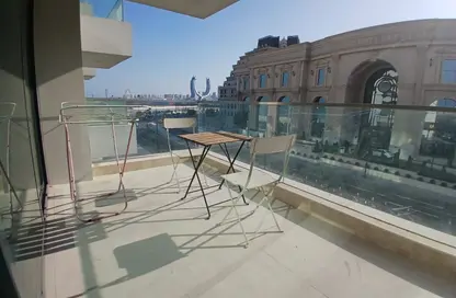 شقة - غرفة نوم - 2 حمامات للايجار في 195 مساكن مارينا - منطقة المارينا - الوسيل