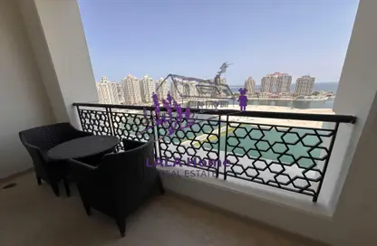 Apartment - 3 Bedrooms - 4 Bathrooms for rent in Viva East - Viva Bahriyah - The Pearl Island - Doha