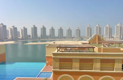 Apartment - 1 Bedroom - 2 Bathrooms for rent in Al Mutahidah Tower - Viva Bahriyah - The Pearl Island - Doha