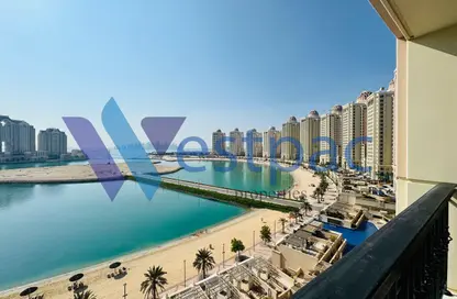 شقة - 1 حمام للايجار في تاور 29 - فيفا بحرية - جزيرة اللؤلؤة - الدوحة