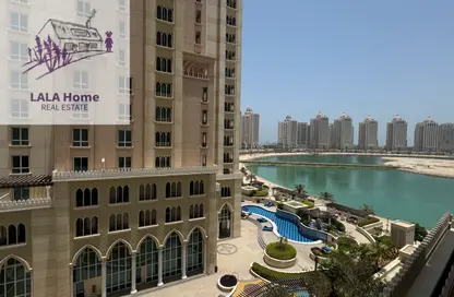 Apartment - Studio - 1 Bathroom for rent in Viva West - Viva Bahriyah - The Pearl Island - Doha