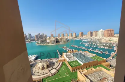 Apartment - Studio - 1 Bathroom for rent in Porto Arabia - The Pearl Island - Doha