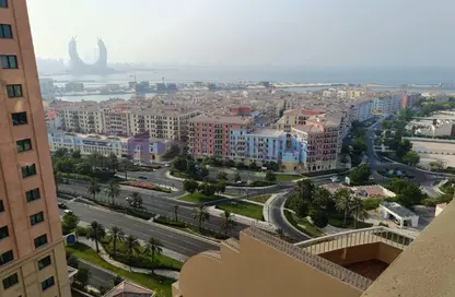 شقة - غرفة نوم - 2 حمامات للايجار في 15 تاور - بورتو أرابيا - جزيرة اللؤلؤة - الدوحة