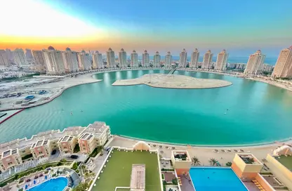 Apartment - 1 Bedroom - 2 Bathrooms for rent in Al Mutahidah Tower - Viva Bahriyah - The Pearl Island - Doha