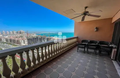 Balcony image for: Apartment - 3 Bedrooms - 4 Bathrooms for sale in Tower 31 - Porto Arabia - The Pearl Island - Doha, Image 1