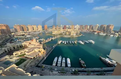 Apartment - 2 Bedrooms - 4 Bathrooms for rent in Tower 5 - Porto Arabia - The Pearl Island - Doha