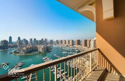 Apartment - 3 Bedrooms - 4 Bathrooms for rent in West Porto Drive - Porto Arabia - The Pearl Island - Doha