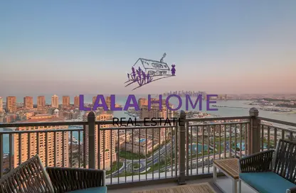 Apartment - 2 Bedrooms - 3 Bathrooms for rent in Abraj Bay - Abraj Quartiers - The Pearl Island - Doha