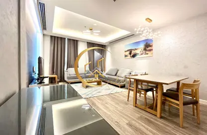 شقة - 2 غرف نوم - 2 حمامات للايجار في بناية الهاشمي - شارع المنتزه - المنتزه - الدوحة