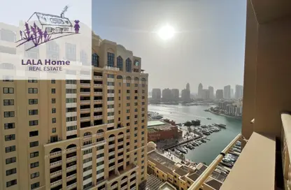 Apartment - 2 Bedrooms - 3 Bathrooms for rent in East Porto Drive - Porto Arabia - The Pearl Island - Doha