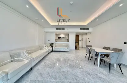 Apartment - 2 Bedrooms - 4 Bathrooms for rent in Lusail Residence - Marina District - Lusail