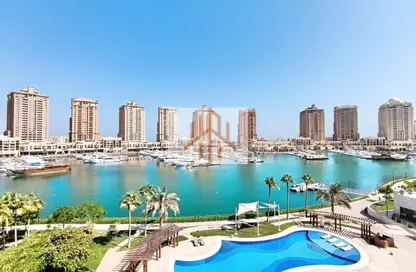 Apartment - 3 Bedrooms - 4 Bathrooms for sale in East Porto Drive - Porto Arabia - The Pearl Island - Doha Apartment - 3 Bedrooms - 4 Bathrooms for sale in East Porto Drive - Porto Arabia - The Pearl Island - Doha