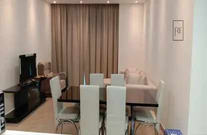 Dining Room image for: Apartment - 2 Bedrooms - 3 Bathrooms for rent in Lusail City - Lusail, Image 1
